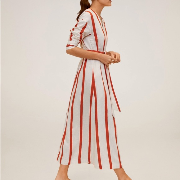 Mango linen blend dress bloggers fav - Picture 2 of 8